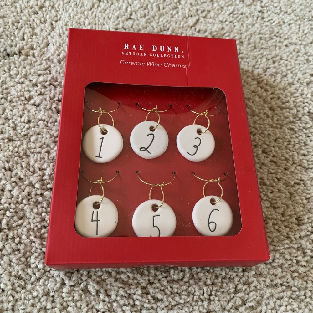 Rae Dunn Wine Charms